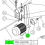 Kép 2/2 - Laposszíj Reignmac RMM 523UE gépek alsó vízszintes tengelyéhez 63x3x1485 mm